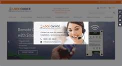 Desktop Screenshot of lockchoice.com